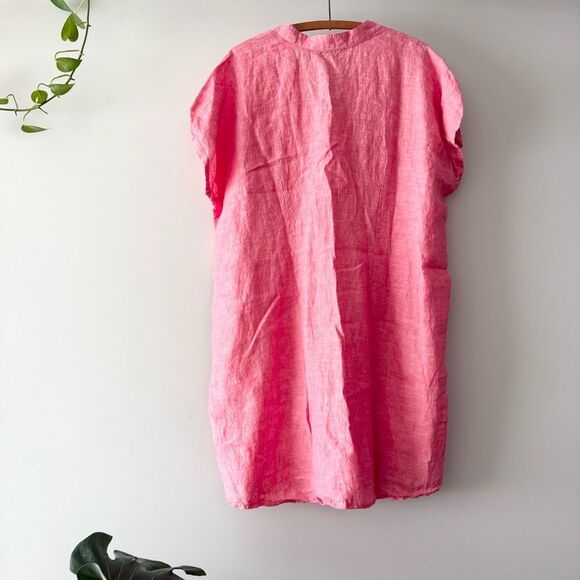 Foxcroft Womens Linen Knee-Length Tunic Dress Plus 16W - Picture 3 of 4